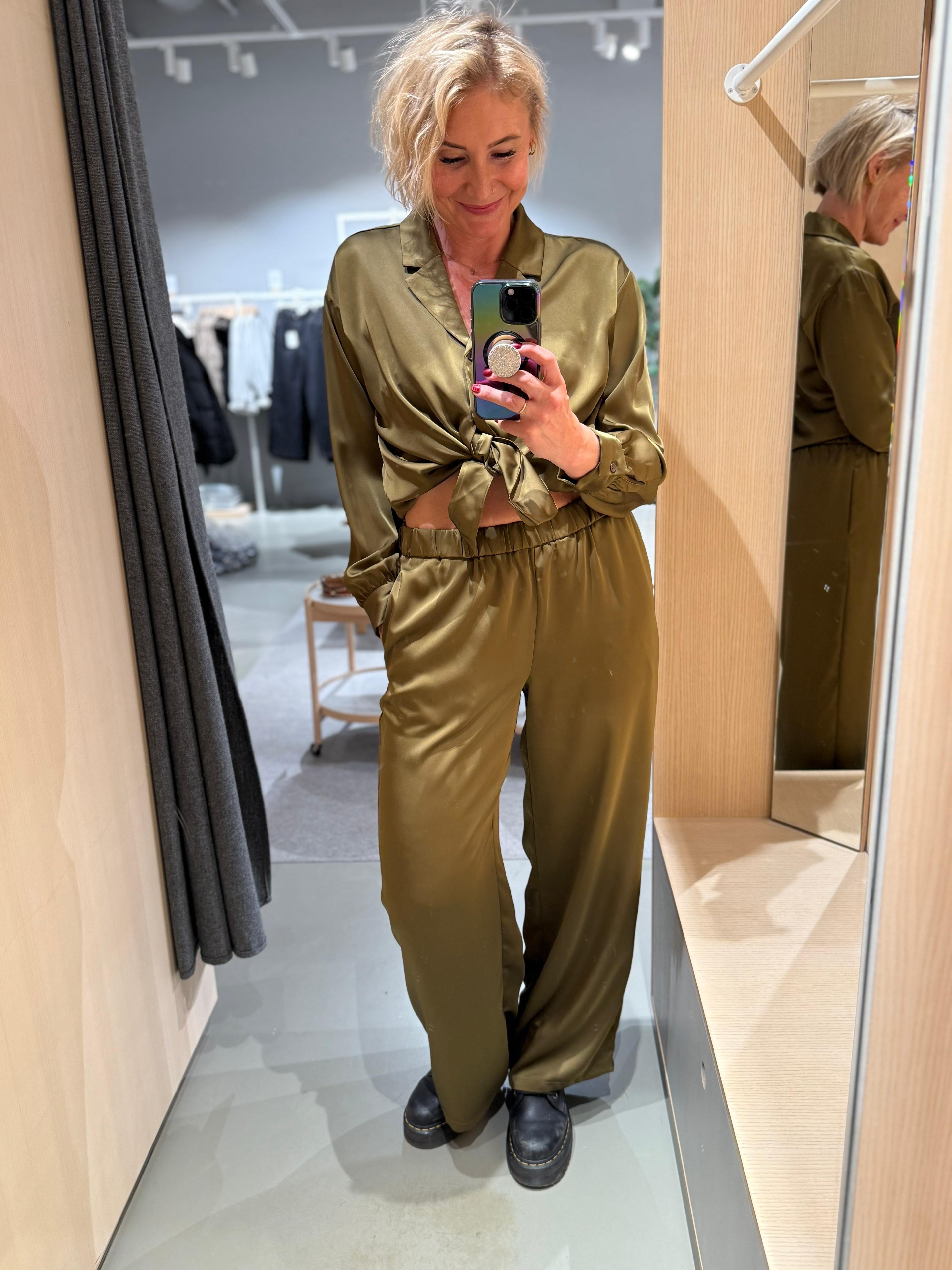 PCRONJA Shirt - Military Olive
